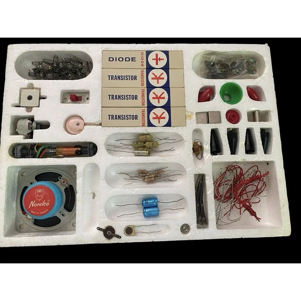 Vintage Norelco Electronic Educational Kit EE 20 All Transistor 1960s